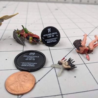 #606 DND Figures: Serpentfolk Cleric, Accuser Devil and More