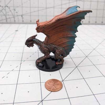 #610 DND Figure: Large Copper Dragon