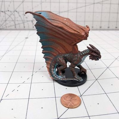 #610 DND Figure: Large Copper Dragon