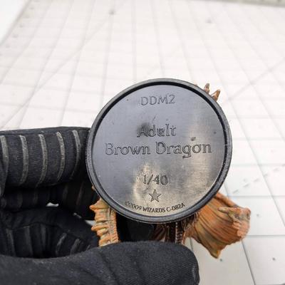 #611 DND Figure: Adult Brown Dragon