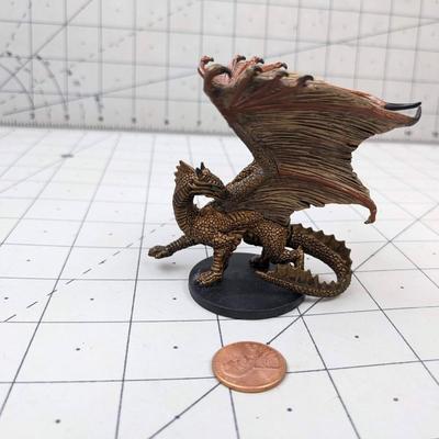 #614 DND Figure: Large Bronze Dragon