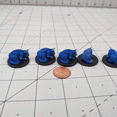 #620 DND Figures: Five Bluespawn Ambushers