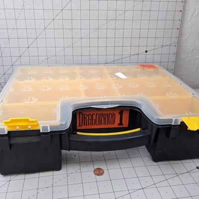 #623 Yellow/Black Plastic Tool Box Case