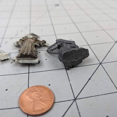 #641 Three Misc. Metal DND Figures