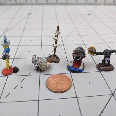 #646 Hand Painted Metal Game Pieces