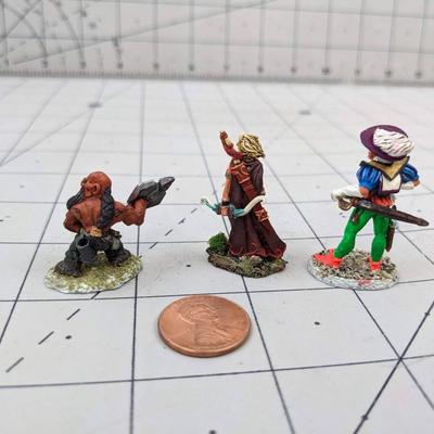 #648 Hand Painted Metal Figures