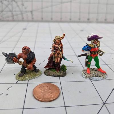 #648 Hand Painted Metal Figures