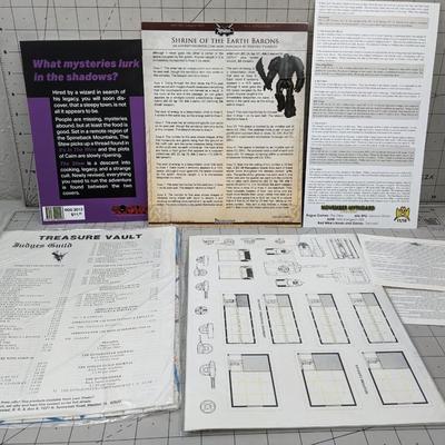 #649 Adventure Story Plans: Approaching Chaos, Shrine of The Earth Baron and Shadow Sword and Spell