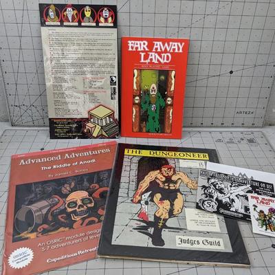 #654 Role Play Adventures: The Dungeoneer, Far Away Land and The Riddle of Anadi