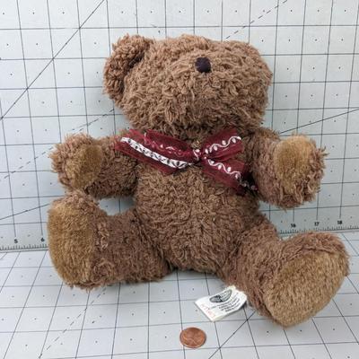 #684 Curly Brown Teddy Bear