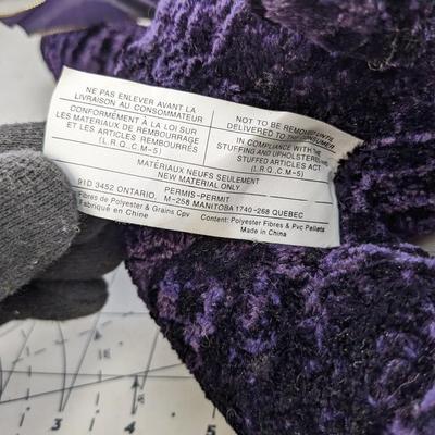 #721 Purple Velvet Teddy Bear