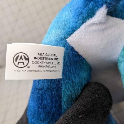 #722 Blue Stuffed Dinosaur