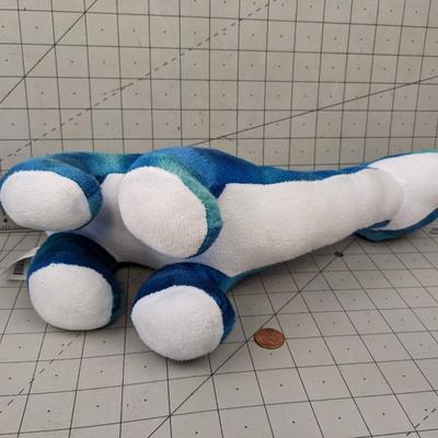 #722 Blue Stuffed Dinosaur