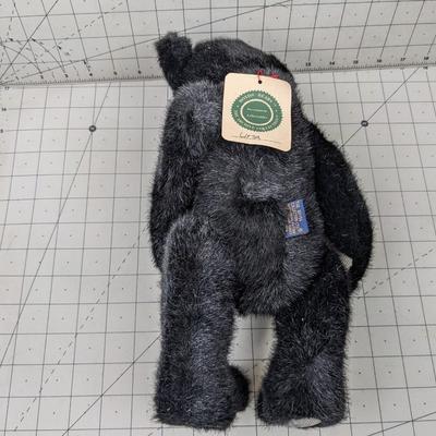 #725 Boyd's Black Bowtie Teddy Bear
