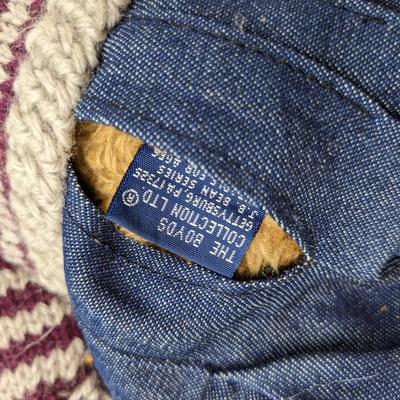 #730 Boyd's Bear Eddie Bean Bauer With Sweater