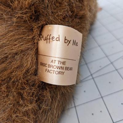 #744 Basic Brown Bear Factory Bear