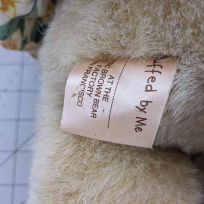 #745 Sunflower Stuffed Brown Bear