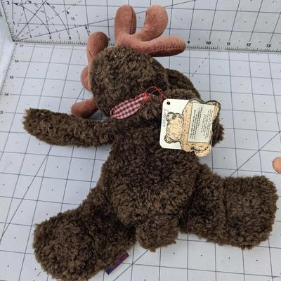 #748 Bears in The Attic From The Boyd's Bear Collection Stuffed Moose