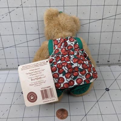 #762 Boyds Bears Cherry Dress and Bow