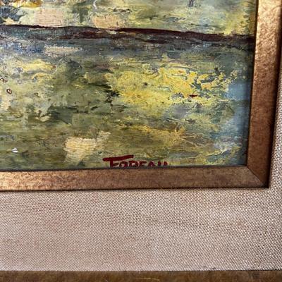 1306 Original Signed Oil Painting by Louis Henri-Foreau (1866-1938)
