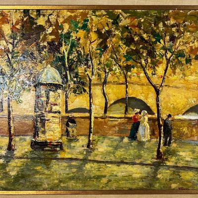 1306 Original Signed Oil Painting by Louis Henri-Foreau (1866-1938)