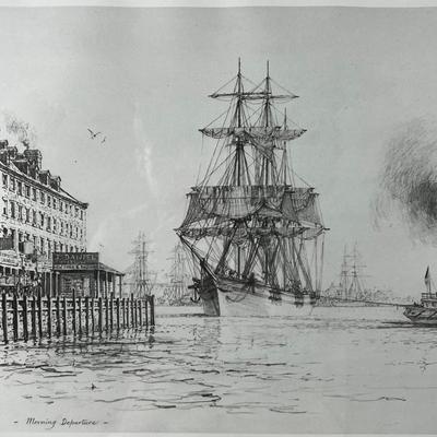 1308 Pair of Nautical Prints Signed & Numbered by John Stobart