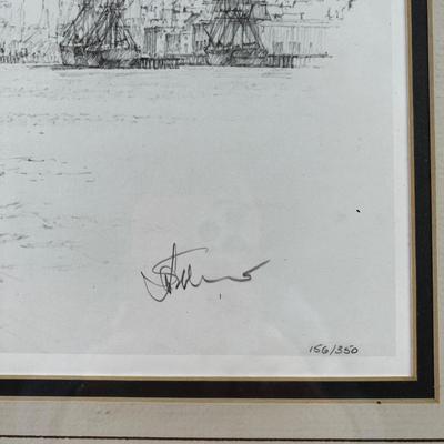 1308 Pair of Nautical Prints Signed & Numbered by John Stobart