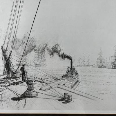 1308 Pair of Nautical Prints Signed & Numbered by John Stobart