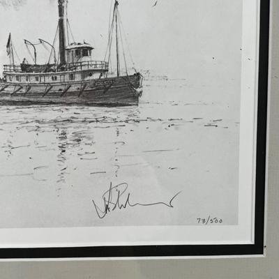 1308 Pair of Nautical Prints Signed & Numbered by John Stobart