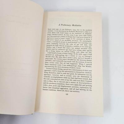 1966 THE TERRITORIAL IMPERATIVE A PERSONAL INQUIRY INTO THE ANIMAL ORIGINS OF PROPERTY & NATIONS BY ROBERT ARDREY HARDBACK BOOK