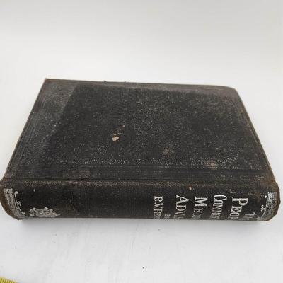 1895 THE PEOPLES COMMON SENSE MEDICAL ADVISOR IN PLAIN ENGLISH BY RV PIERCE MD - SIGNED BY AUTHOR - HARDBACK BOOK