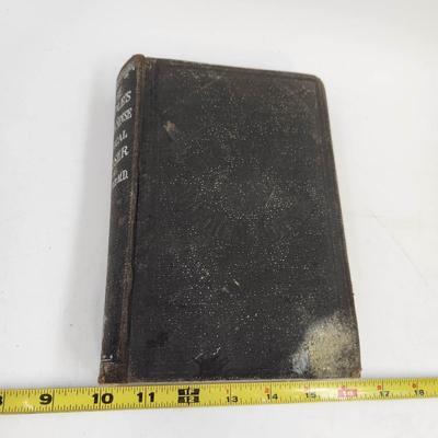 1895 THE PEOPLES COMMON SENSE MEDICAL ADVISOR IN PLAIN ENGLISH BY RV PIERCE MD - SIGNED BY AUTHOR - HARDBACK BOOK