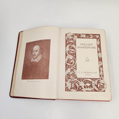 EARLY 1900S SOFT LEATHER BOUND SHAKESPEARE BOOK