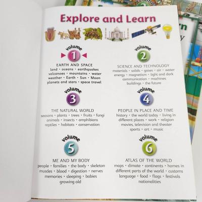 SOUTHWESTERN PUBLISHING "EXPLORE & LEARN" SET OF 6 CHILDRENS HARDBACK BOOKS