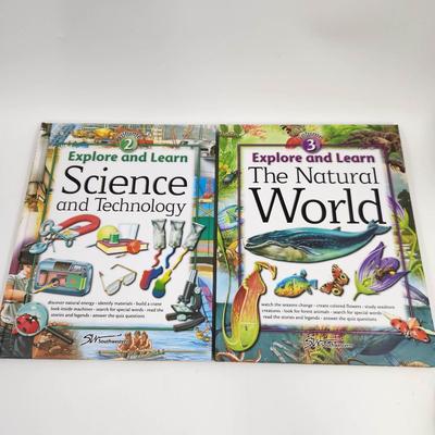 SOUTHWESTERN PUBLISHING "EXPLORE & LEARN" SET OF 6 CHILDRENS HARDBACK BOOKS
