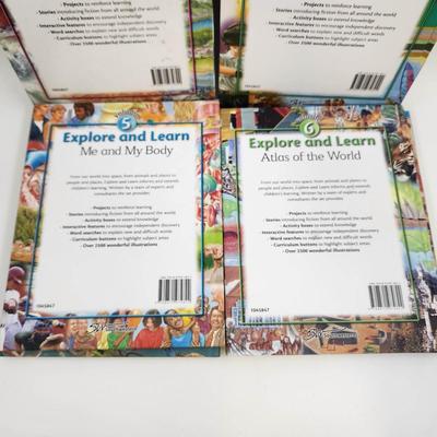 SOUTHWESTERN PUBLISHING "EXPLORE & LEARN" SET OF 6 CHILDRENS HARDBACK BOOKS
