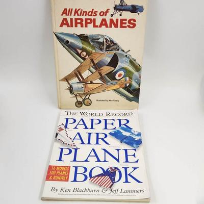 AIRPLANE BOOK BUNDLE - 1 HARDBACK & 1 PAPERBACK