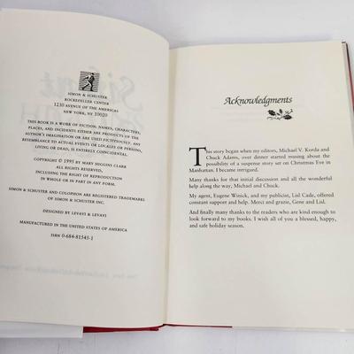 SILENT NIGHT BY MARY HIGGENS CLARK HARDBACK BOOK