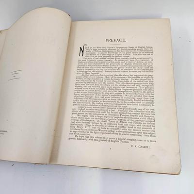 1889 SHAKESPEARE WORKS HARDBACK BOOK - SUCH HISTORY