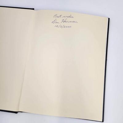 SIGNED BY AUTHOR POSTCARDS OF TOPEKA BY DON HARMON HARDBACK BOOK