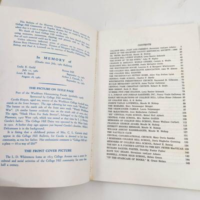THE SHAWNEE COUNTY HISTORICAL SOCIETY - DEC 1962 BULLETIN PAPERBACK BOOK