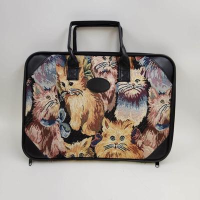 CAT TAPESTRY LAP TOP CARRYING BAG