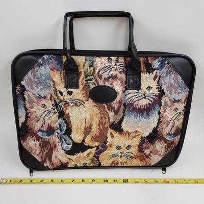 CAT TAPESTRY LAP TOP CARRYING BAG