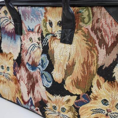CAT TAPESTRY LAP TOP CARRYING BAG