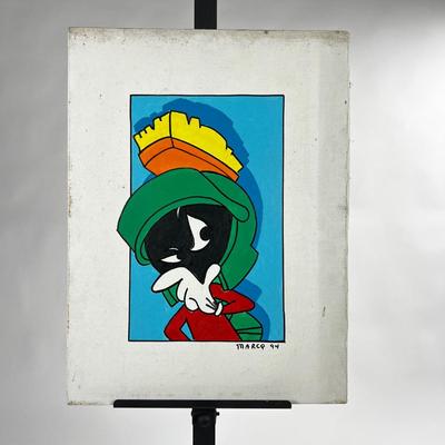 1314 Original Marvin the Martian Acrylic on Canvas by MARCQ â€˜94