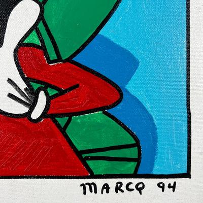 1314 Original Marvin the Martian Acrylic on Canvas by MARCQ â€˜94