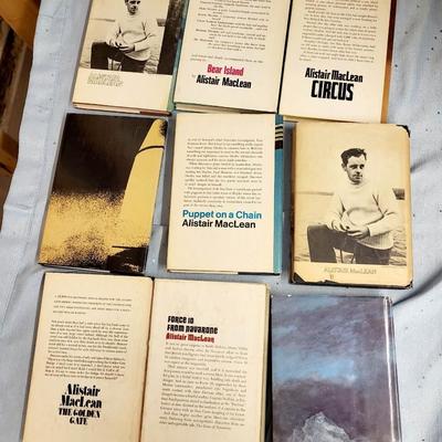 ALISTAIR MACLEAN HARDBACK BOOK BUNDLE OF 10