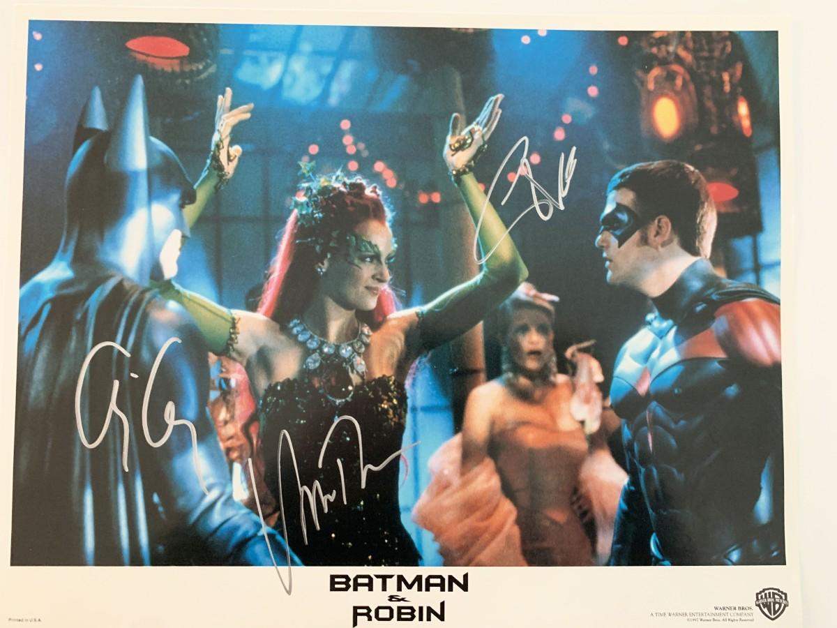 BATMAN AND ROBIN Signed Autographed Photo COA Hologram main image 1