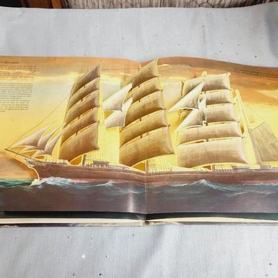 SAILING SHIPS 3 DIMENSIONAL ILLUSTRATION OF HISTORYS MOST FABULOUS SHIPS HARDBACK BOOK
