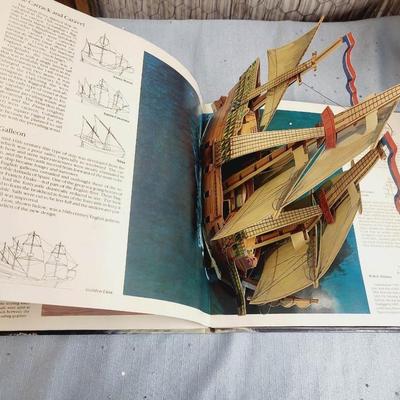 SAILING SHIPS 3 DIMENSIONAL ILLUSTRATION OF HISTORYS MOST FABULOUS SHIPS HARDBACK BOOK